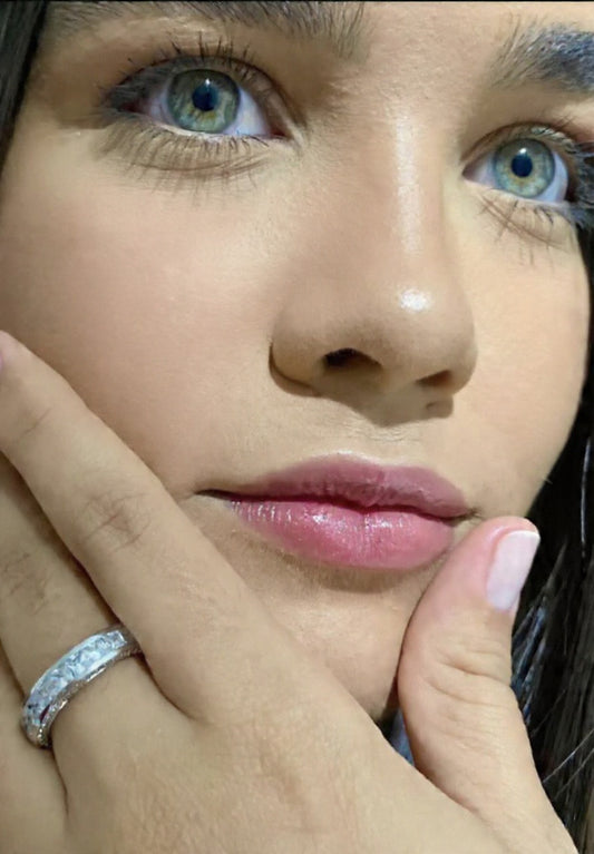 Anel | Brinco em Ouro Branco 18K