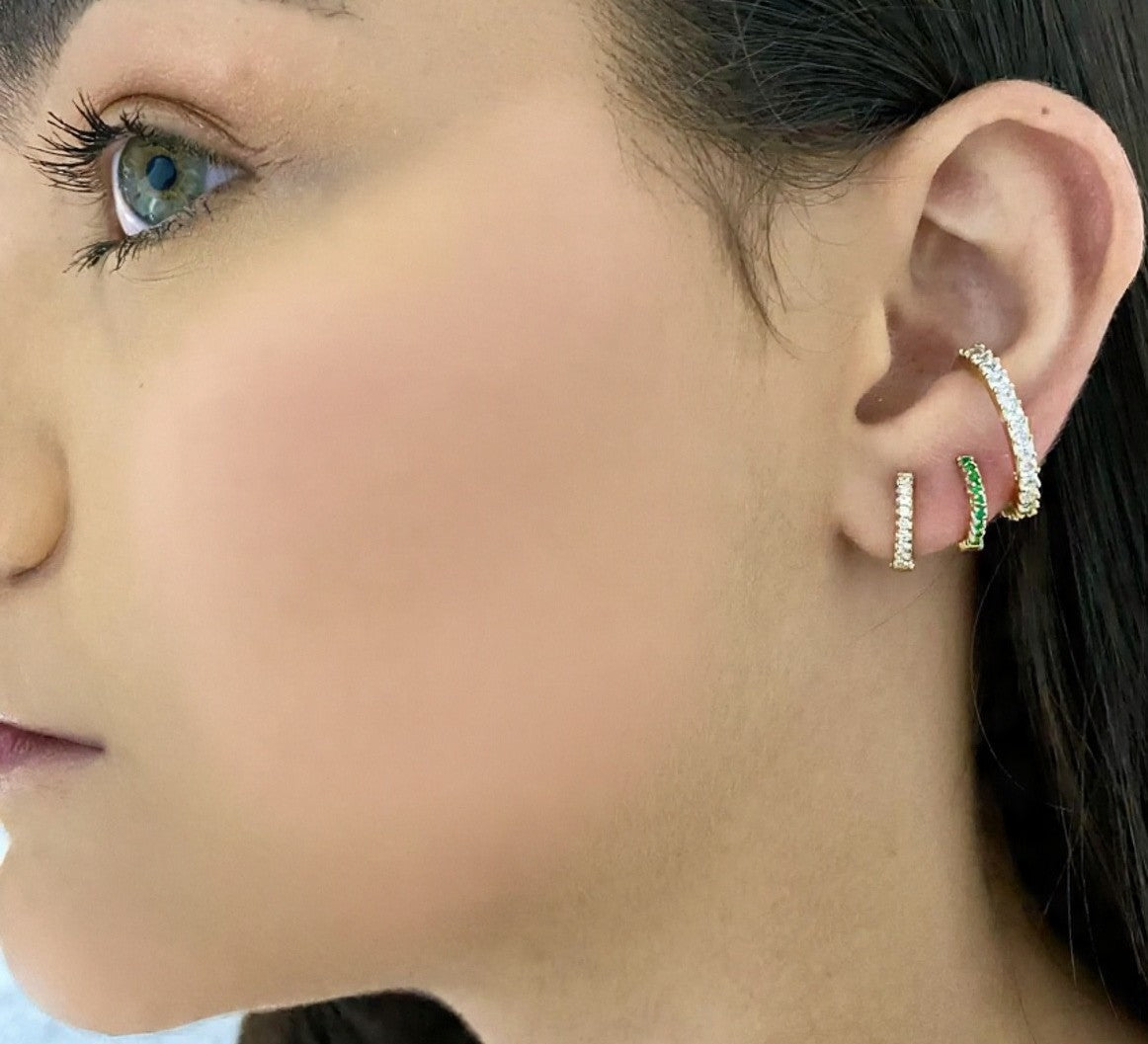 ARGOLA 2 EM 1 EM OURO AMARELO