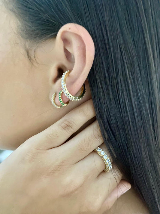 BRINCO | ANEL EM OURO AMARELO 18K COM DIAMANTES