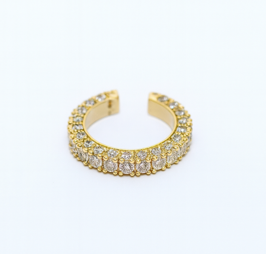 BRINCO | ANEL EM OURO AMARELO 18K COM DIAMANTES