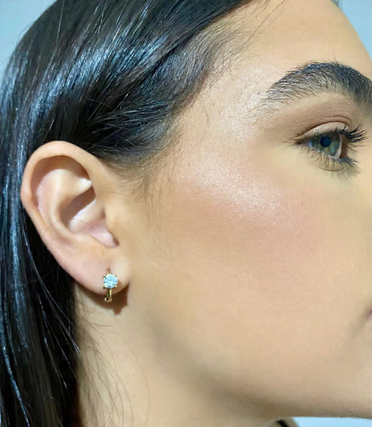 ARGOLA 2 EM 1 EM OURO AMARELO 18K COM DIAMANTE E ESMERALDA